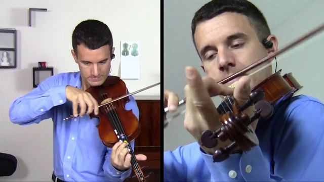 Minuet in G by Beethoven - Violin Duet by Michael Sanchez - Spotlight Saturdays смотреть онлайн