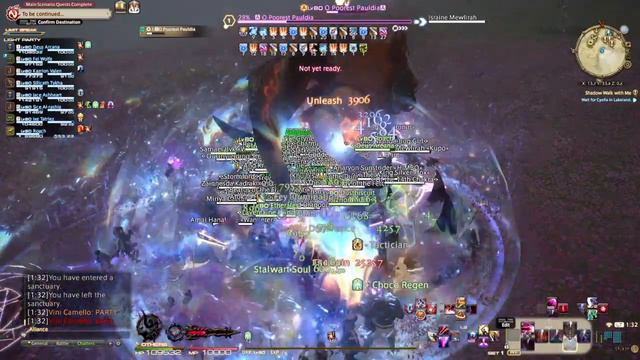 FINAL FANTASY XIV Shadowbringers Hunt Train FPS DROP @ PS4 смотреть онлайн
