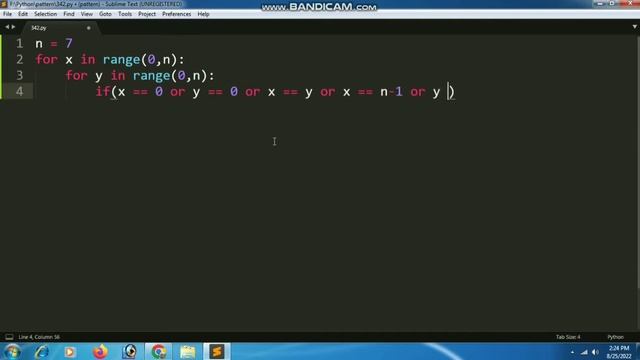 #78 Python Programs to Print Pattern | Print Number Pyramid Star Triangle Diamond and Alphabets. смотреть онлайн