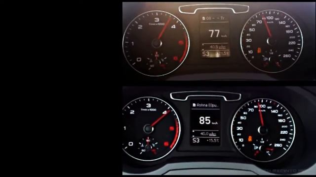 Audi Q3 vs Q3 acceleration - beschleunigung - ускорение - aceleracion 0-100 kmh смотреть онлайн