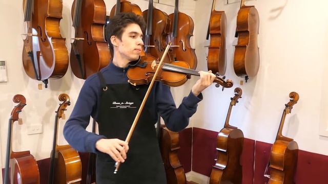 Beautiful German-made Heinrich Gill X5 violin смотреть онлайн