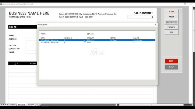 Excel Automated Invoice Generator (FREE DOWNLOAD) смотреть онлайн