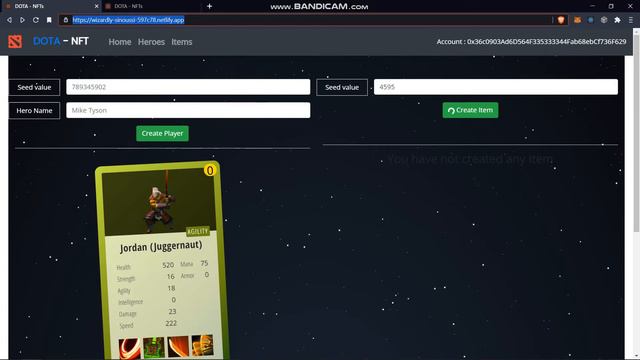 Chainlink Hackathon Submission - DOTA Compound NFTs