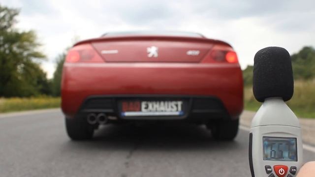 Peugeot 407 Coupe 3.0 V6 | Baq Exhaust смотреть онлайн