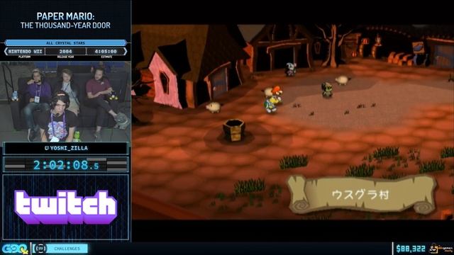 Paper Mario: The Thousand-Year Door by Yoshi_Zilla in 3:55:46 - GDQx 2019 смотреть онлайн