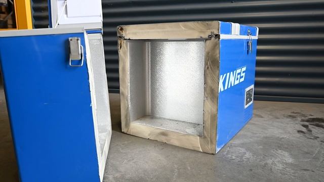 To demonstrate why Adventure Kings Fridges are so efficient we cut one in half! смотреть онлайн