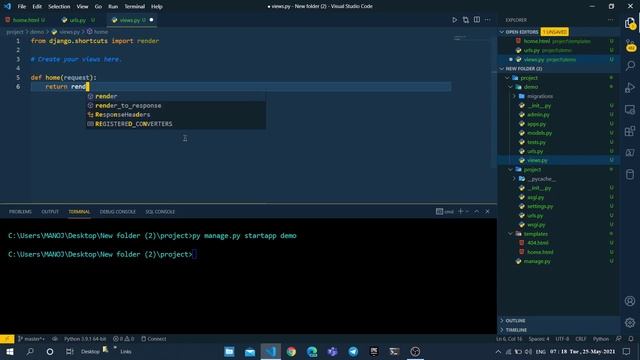 How to use custom 404 error template in Django смотреть онлайн