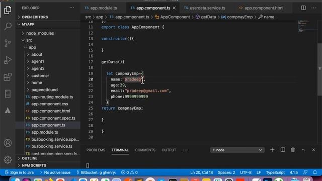 Interface in Angular | TypeScript | Angular 10 Tutorials in Hindi | Part-45 смотреть онлайн
