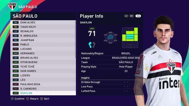 eFootball PES 2021 SÃO PAULO FC Base Copy смотреть онлайн