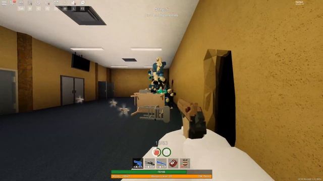 Solo Office Raid Area | Rise of The Dead | Roblox - Gameplay смотреть онлайн