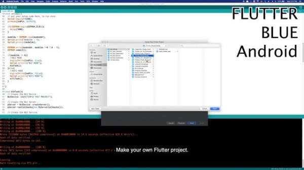 ESP32 | FLUTTER | BLE | WIFI - HOW TO UPDATE WIFI SSID & PW VIA BLE in ESP32