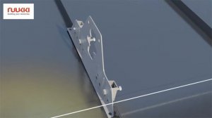 Установка кровельного мостика на фальцевой кровле Ruukki Classic®