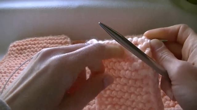 Вязание кардигана узором платочная вязка