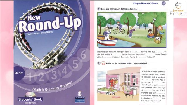 New Round Up Starters, Unit 15, Preposition of Place смотреть онлайн