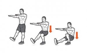 Урок №1 Приседание на одной ноге (Пистолетик)