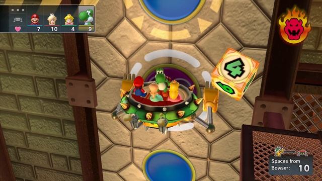 Mario Party 10 Bowser Party #73 Mario, Rosalina, Peach, Yoshi Chaos Castle Master Difficulty смотреть онлайн