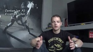 Главные немецкие глаголы, управления #2: Erzählen über; Denken an.