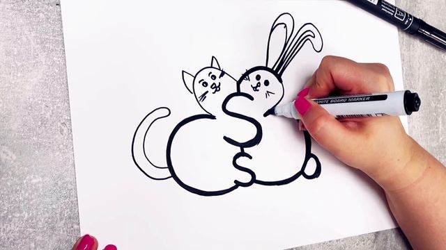 Как нарисовать Валентинку. Draw a Valentine. Валентинка смотреть онлайн