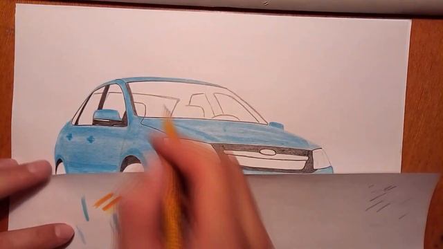 Рисуем Лада гранта + бонус! смотреть онлайн