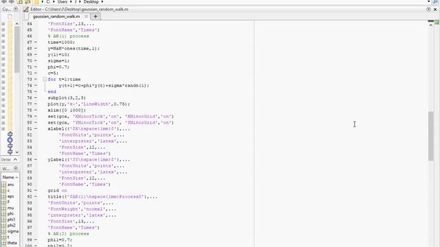 Matlab Random Walk смотреть онлайн