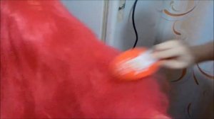 Как распутать колтунны парика из искусственных волос  (розовый парик)