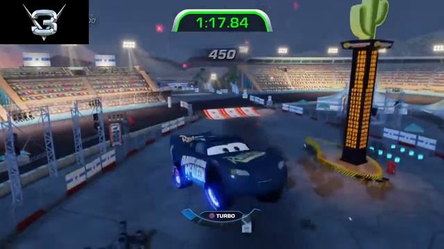 Cars 3: Driven to Win Fabulous Lighting McQueen Stunt Race First Place!!!!!! смотреть онлайн