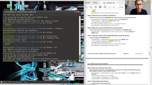 Lab 3.3.11 - Software Version Control with Git смотреть онлайн