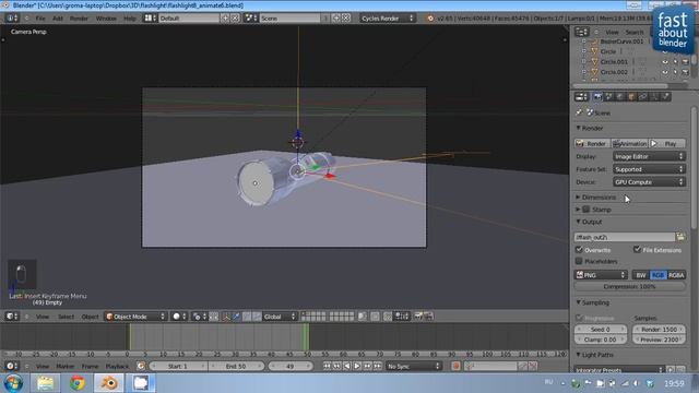 #7 Рендерим анимацию в Blender Cycles правильно (видео урок) смотреть онлайн
