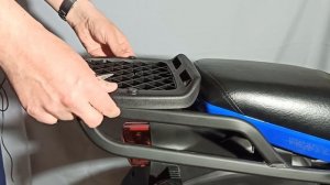 Мопед alpha vento riva rx, установить кофр.