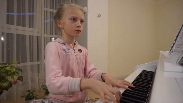 Marina Playing Etud Berkovich. January 2019. Novosibirsk. смотреть онлайн