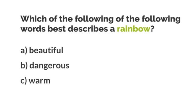 Vocabulary Quiz - Weather