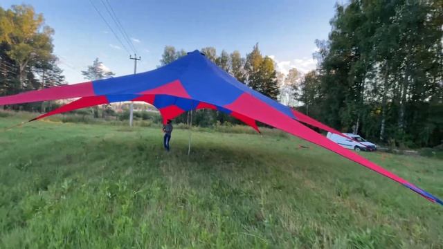 Тент звезда. Обзорное видео