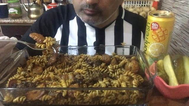 ASMR | MUKBANG | Navy Style Pasta With Chicken Liver |Макароны по-флотски