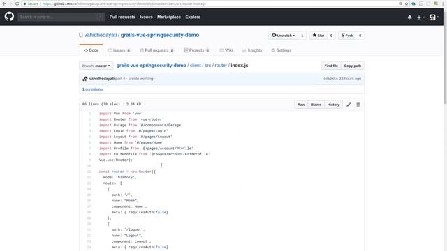 grails vuejs springsecurity part 1 смотреть онлайн
