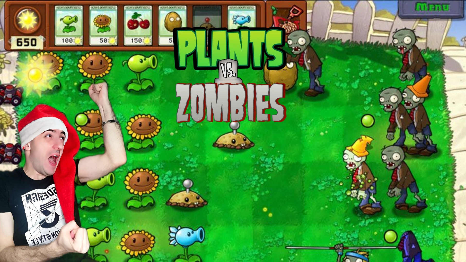 3 растении за раз » Plants vs zombies : 3# смотреть онлайн