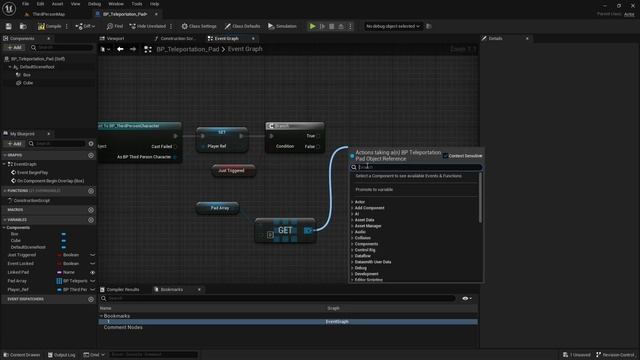 How to make a Teleportation Pad using blueprints in Unreal Engine 5.2 смотреть онлайн