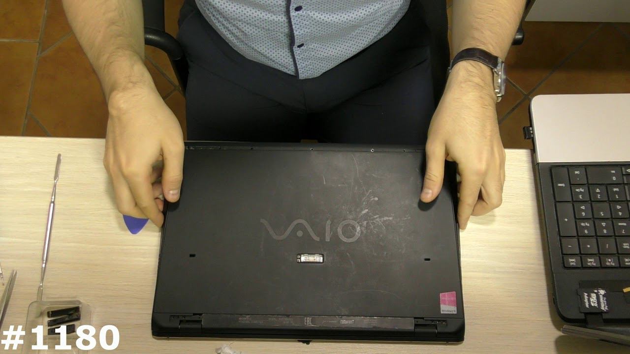 Разборка ноутбука Sony Vaio SVP132A1CV смотреть онлайн