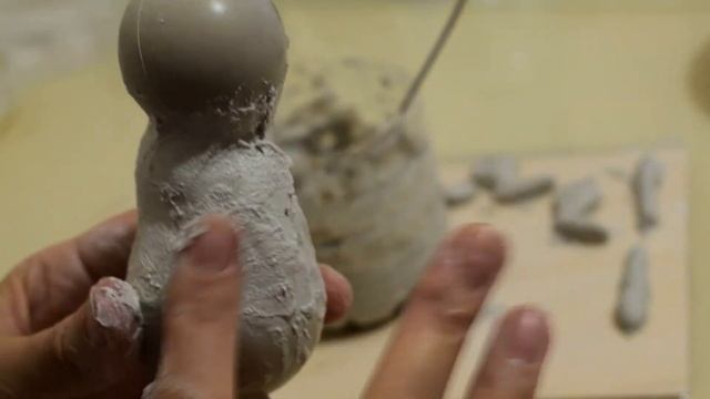 Делаем фигурку зайца из гипса. смотреть онлайн