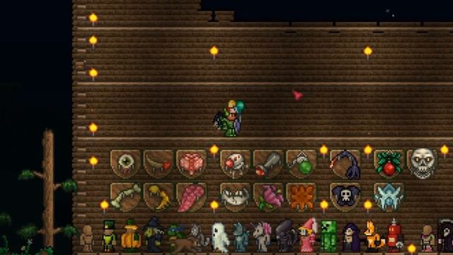Terraria 1.2 Console Features - "Trophies" (Rare Monster Drops) (Terraria Console 1.2 Update) смотреть онлайн