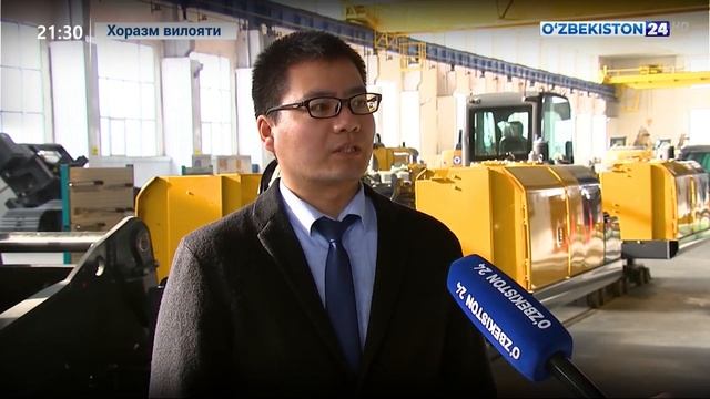 Urganch shahridagi "UzXCMG" qo'shma korxonasida amalga oshirilayotgan loyihalar смотреть онлайн