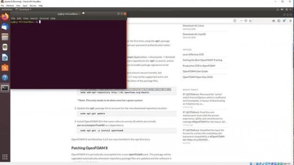 [Tutorial 1] How to Install OpenFoam on Linux and Windows