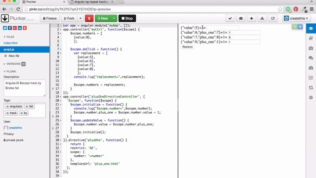 AngularJS track by $index quirks смотреть онлайн