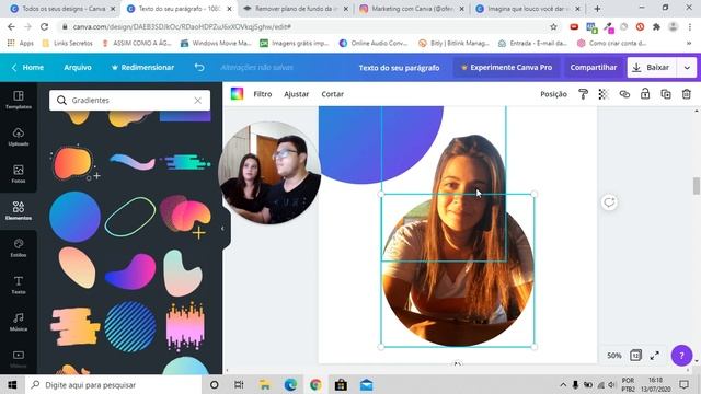 FOTO SAINDO DA MOLDURA COM O CANVA, DESCUBRA COMO FAZER! смотреть онлайн