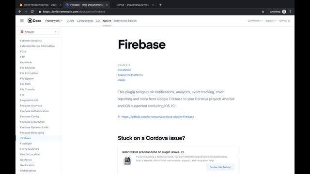 Ionic 4 - Firebase Analytics смотреть онлайн