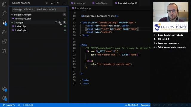 Git(er) son projet sur github !! смотреть онлайн