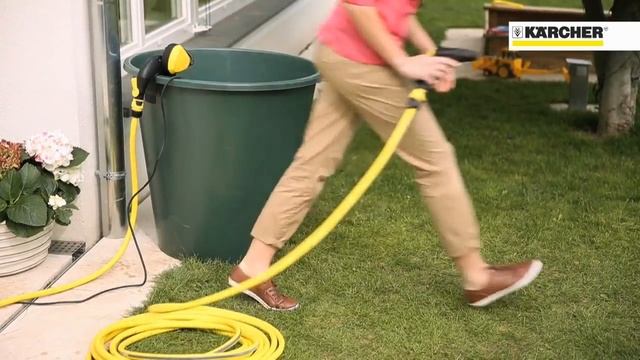 Обзор Бочковый насос KARCHER Barrel Irrigation Set смотреть онлайн