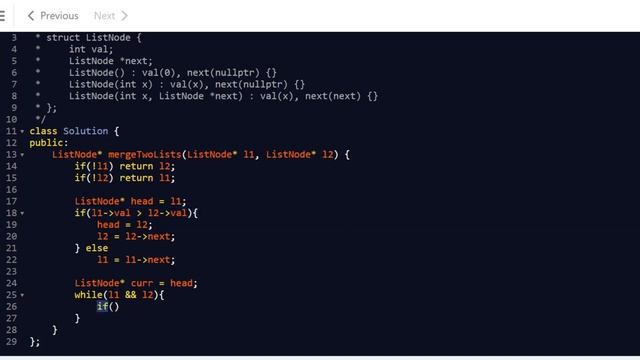 Merge Two Sorted Lists | LeetCode 21 | C++, Java, Python смотреть онлайн