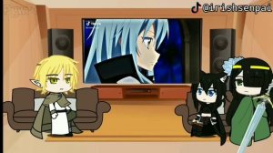 Reincarnated as a Sword react to Rimuru Tempest  •Full Video•