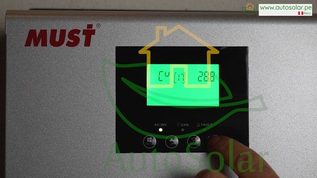 Configuración Inversor Must Solar 3000W 24V Para Baterías De Plomo Ácido FLD