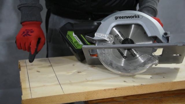 Аккумуляторная циркулярная пила Greenworks GD24CS: подробный тест и обзор смотреть онлайн